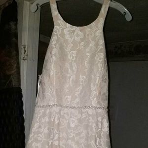 Cream colored Formal dress. Worn for 2 hours